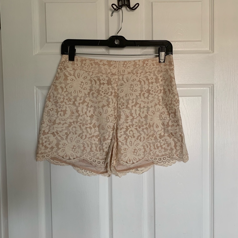 Anthropologie Cartonnier lace shorts
